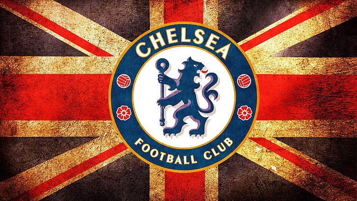 Chealsea Football Club flag, Chelsea FC, soccer clubs, digital art