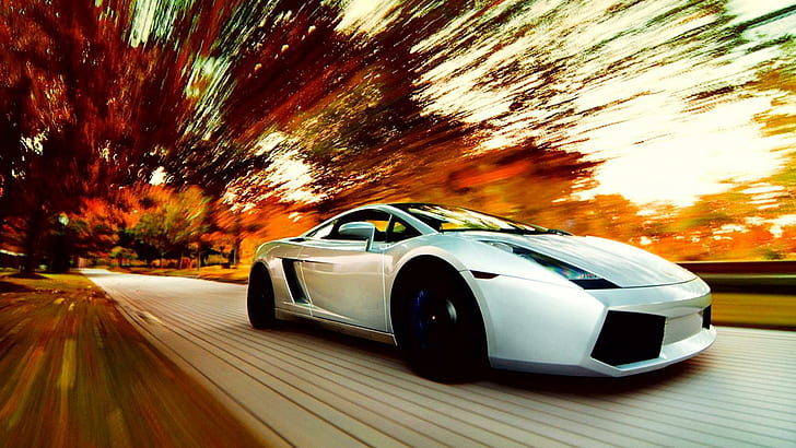 Sports Car Speed Blur, 1600x900, HD wallpaper