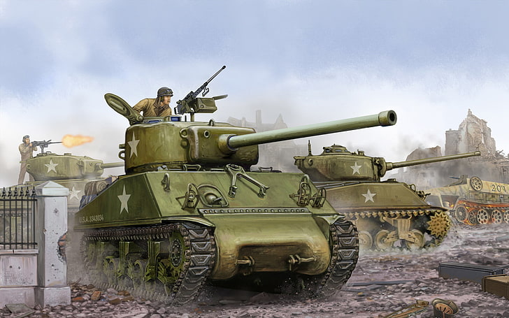 green tank clip art, the battle, game, American, average, gun, HD wallpaper