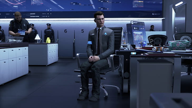 Detroit: Become Human, Connor (Detroit: Become Human), video games, HD wallpaper