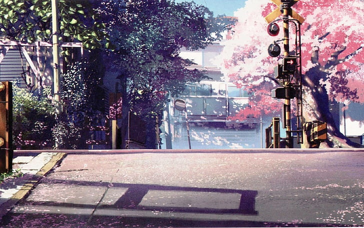 4320x900px | free download | HD wallpaper: anime, urban, landscape, 5  Centimeters Per Second | Wallpaper Flare