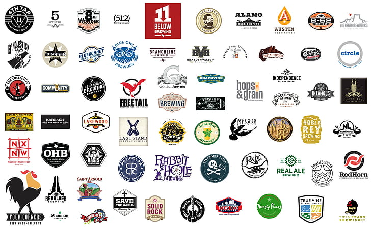 Beer, Logos, Brands, brand logos, 3840x2400