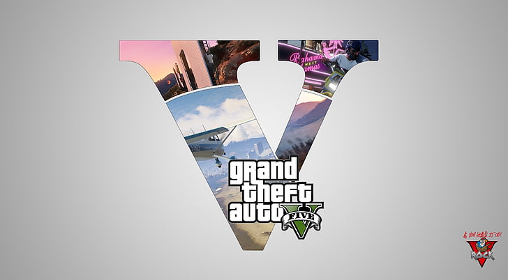 GTA V, GTA 5 digital wallpaper, Games, Grand Theft Auto, studio shot