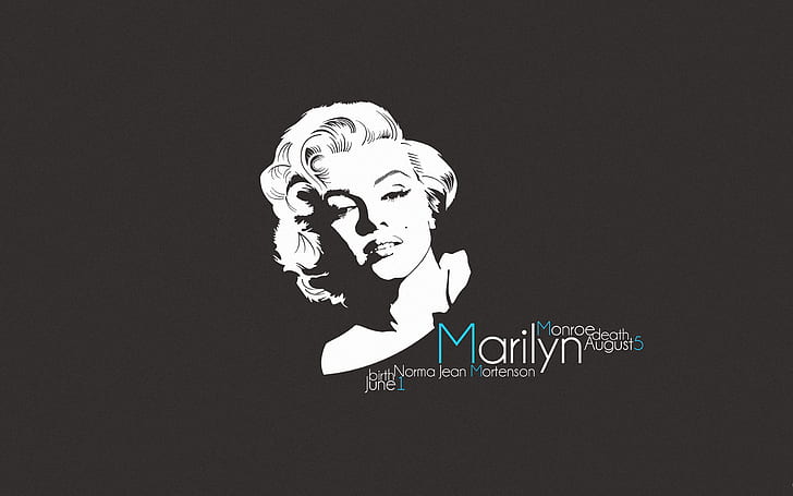 Marilyn Monroe, actress, model, celebrity, star, hollywood actress, HD wallpaper