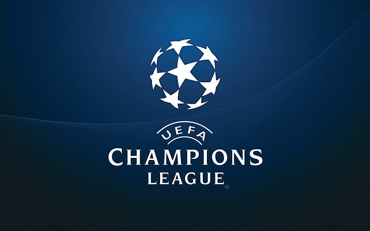 Blue UEFA Champions League Logo, brand and logo, HD wallpaper