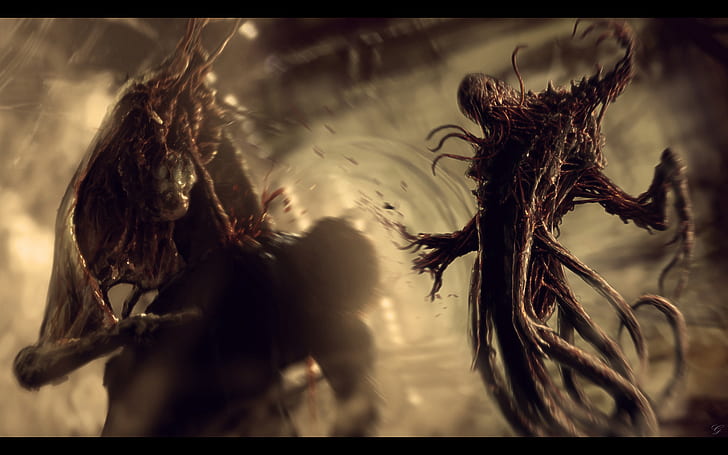 Dead Space Necromorph Monster HD, video games, HD wallpaper