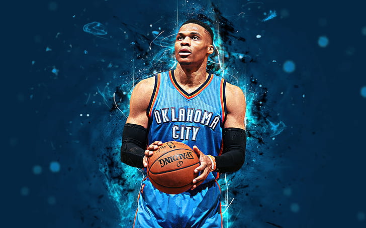 Made a Russell Westbrook wallpaper! : r/Thunder