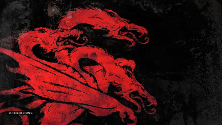 game of thrones dragon house targaryen, red, close-up, fear, HD wallpaper