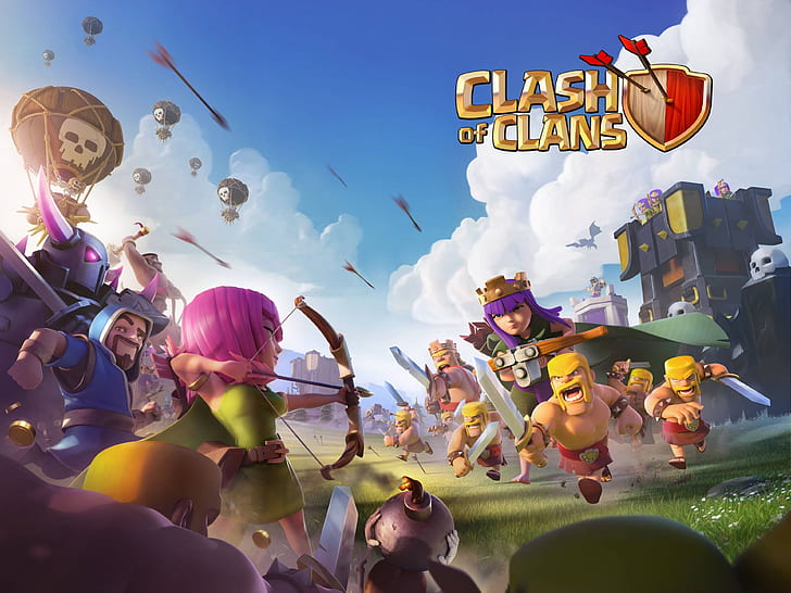 clash of clans 4k for desktop, HD wallpaper