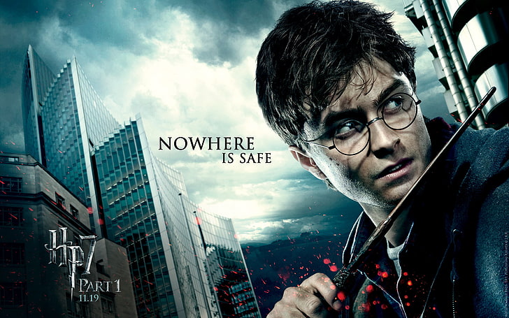 Harry Potter, Harry Potter and the Deathly Hallows, Daniel Radcliffe, HD wallpaper