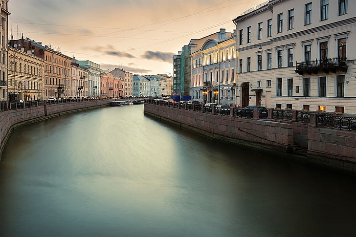 Russia, river, Fontanka, grand canal venice, St. Petersburg, HD wallpaper