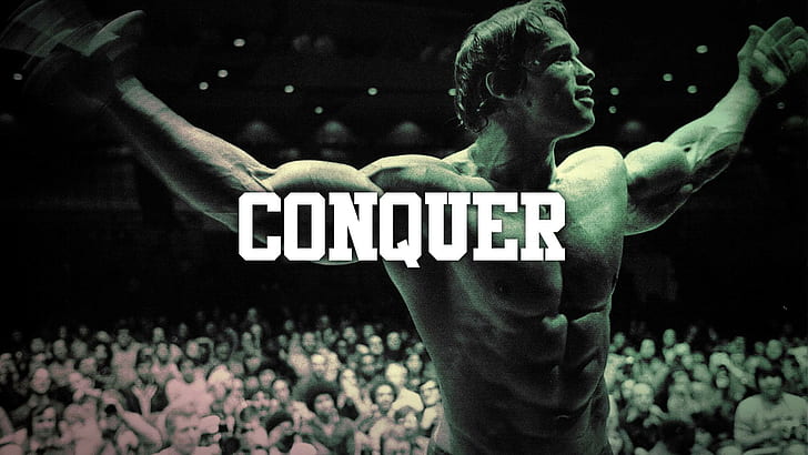 HD wallpaper: Conquer, muscle, bodybuilding | Wallpaper Flare