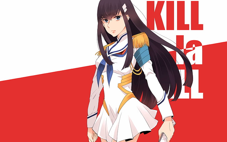 Kill la Kill wallpaper, Kiryuin Satsuki, anime girls, one person, HD wallpaper
