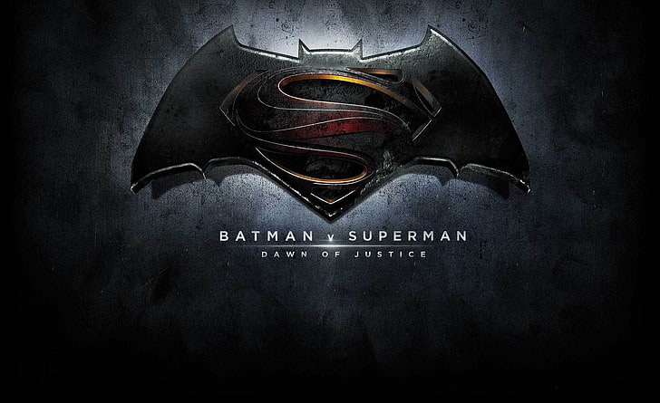 Batman VS Superman Logo, Batman V Superman wallpaper, Movies