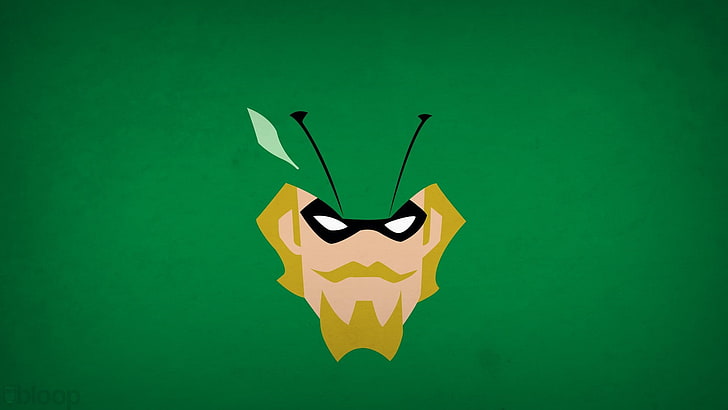 DC Green Arrow wallpaper, DC Comics, minimalism, simple background