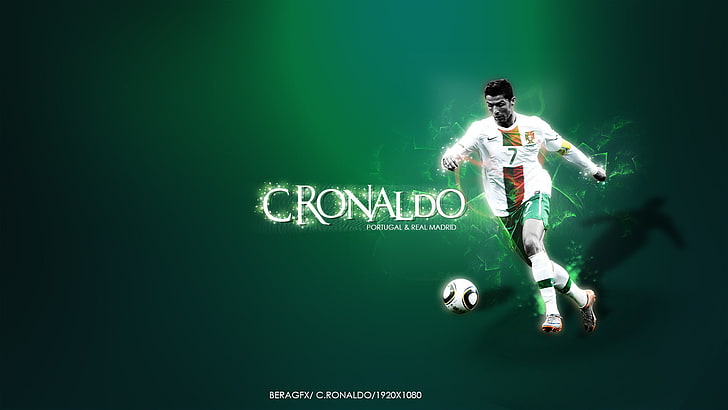 Cristiano Ronaldo wallpaper, Portugal, Nike, Real Madrid, Euro 2012, HD wallpaper
