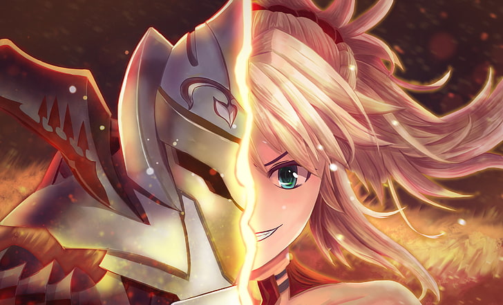 Saber of Red,  Mordred (Fate/Apocrypha), anime girls, Fate/Apocrypha