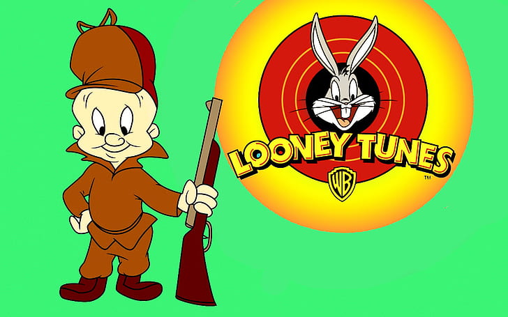 The Hunter Elmer Fudd And Bugs Bunny Looney Tunes Cartoon Wallpaper Hd 1920×1200, HD wallpaper