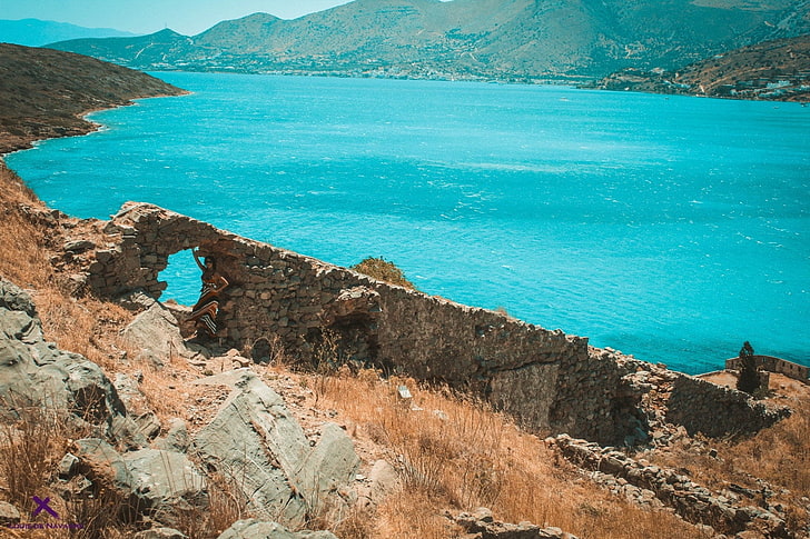 Greece, Crete, Louis De Navarre, nature, water, landscape, 500px, HD wallpaper