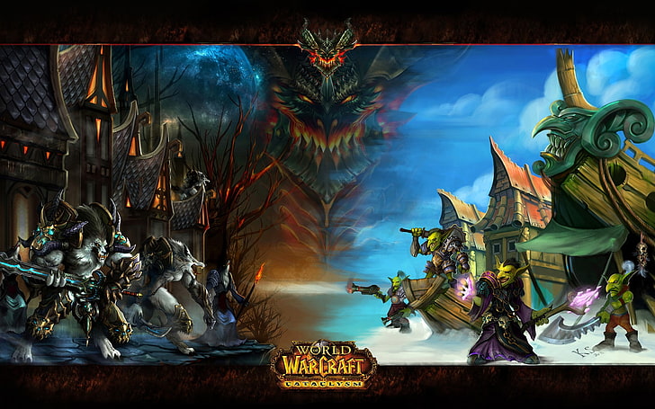 World of Warcraft, World of Warcraft: Cataclysm, Deathwing, HD wallpaper