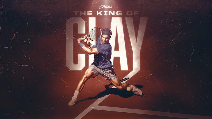Sport, Tennis, King, Spanish, Rafa, Rafael Nadal, Clay, HD wallpaper