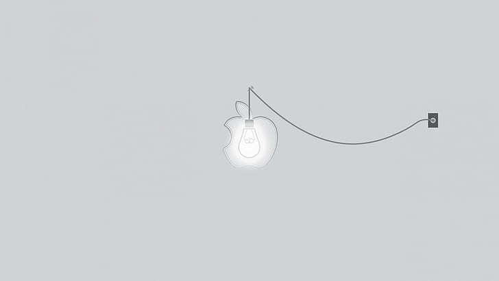 Apple Inc., electricity, HD wallpaper