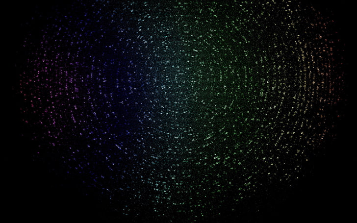 abstract, Radial, spectrum, textured, star - space, night, backgrounds, HD wallpaper