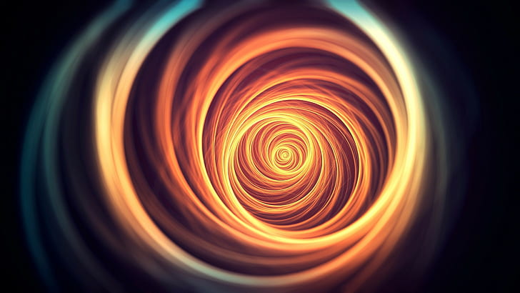 abstract, spiral, HD wallpaper