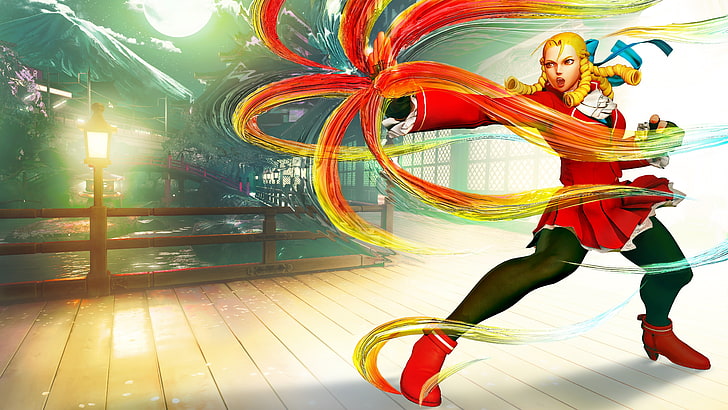 Street Fighter V, Karin(street fighter), PlayStation 4, full length, HD wallpaper