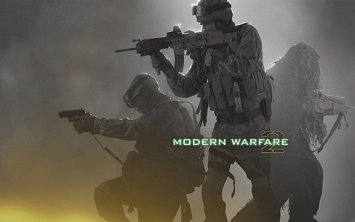 Tom Clancy's Modern Warfare 2 digital wallpaper, Call of Duty