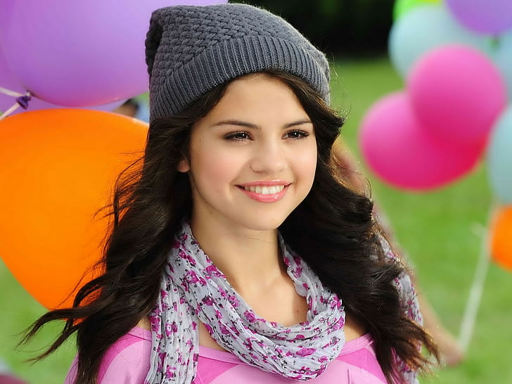 Selena Gomez, Latinas, smiling, celebrity, HD wallpaper