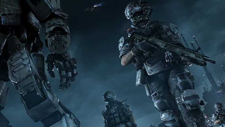 Titanfall Soldiers HD, video games, HD wallpaper