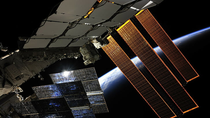 Roscosmos State Corporation, International Space Station, NASA, HD wallpaper