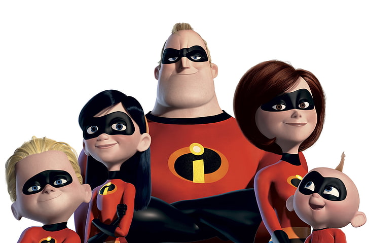 Incredibles, Cartoons, characters, 2018, movie, family, superheroes, HD wallpaper