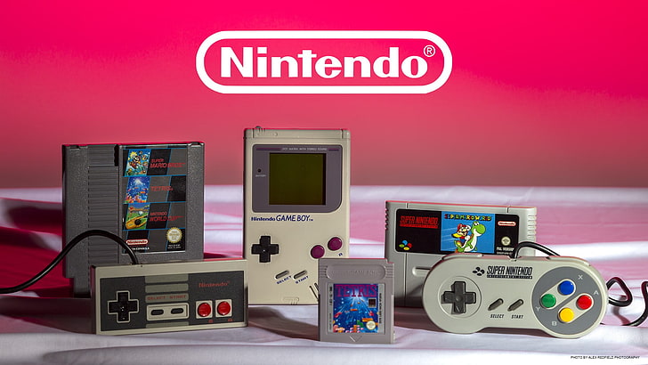 gray Nintendo Gameboy, Super Nintendo, Super Mario, retro games, HD wallpaper