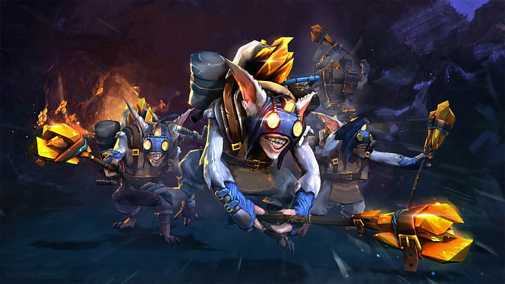 Meepo Dota 2 Heroes Roles Initiator Pusher Carry Nuker Disabler Escape  Load Screen Hd Desktop Backgrounds Free Download 1920×1080