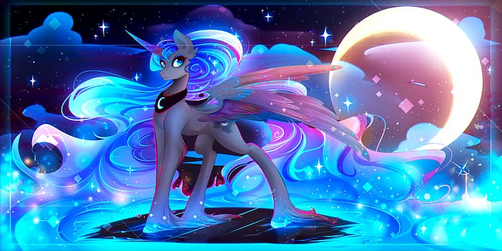 My Little Pony, Princess Luna, HD wallpaper