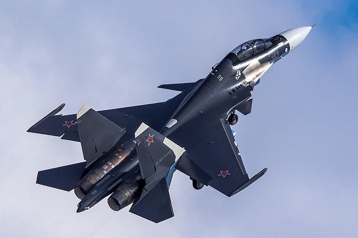 aircraft, military aircraft, Russian Army, Sukhoi Su-33, air vehicle, HD wallpaper
