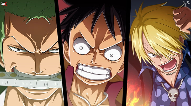 HD wallpaper: Anime, One Piece, Monkey D. Luffy, Sanji (One Piece), Zoro  Roronoa | Wallpaper Flare