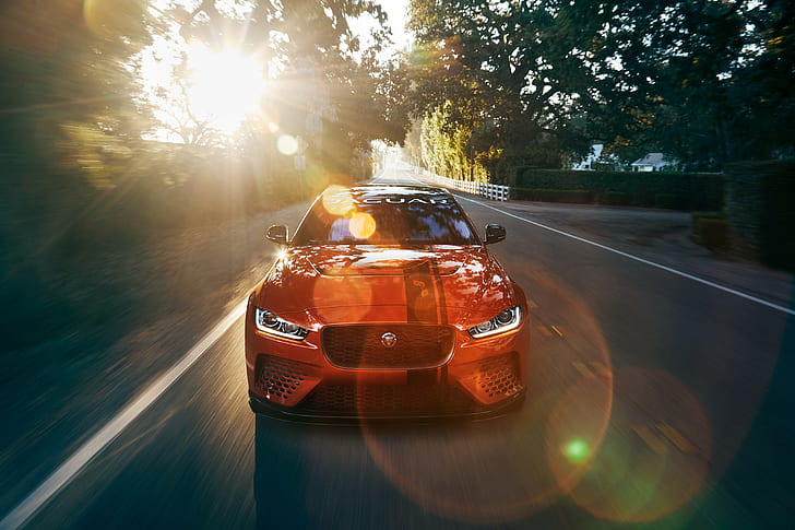 Powerful, Luxurious, 4K, 2018, Jaguar XE SV Project 8, HD wallpaper