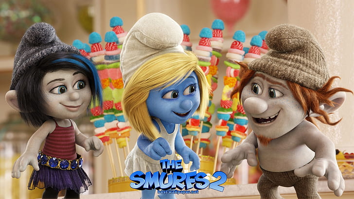 The Smurfs 2, HD wallpaper