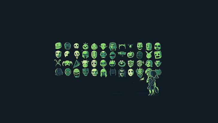 green mask lot illustration, The Legend of Zelda, video games, HD wallpaper