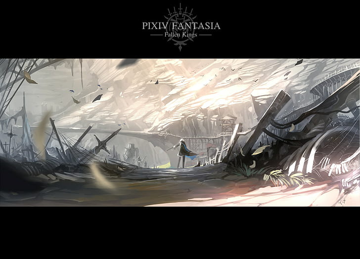anime, Pixiv Fantasia: Fallen Kings, HD wallpaper