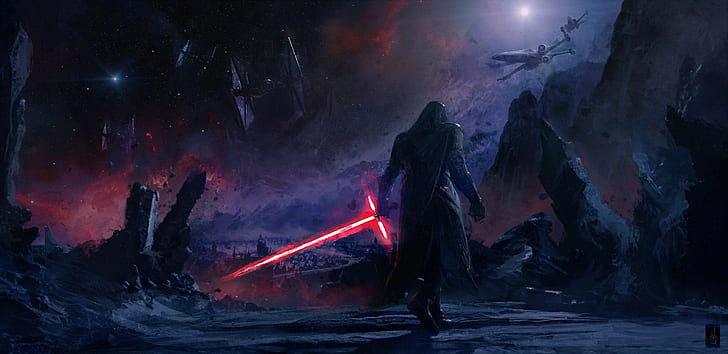 Kylo Ren, Star Wars, Star Wars: The Force Awakens, HD wallpaper