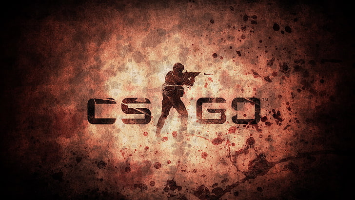 Counter Strike:Global Offensive logo, letters, background, the game