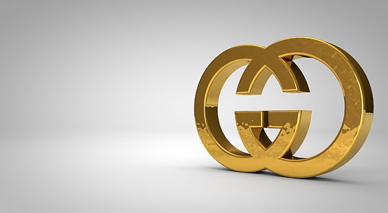 HD wallpaper: Gucci Logo, gold Gucci embossed logo, Artistic, 3D, studio,  brand | Wallpaper Flare