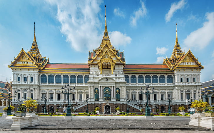 Grand Palace Bangkok, Thailand, HD wallpaper