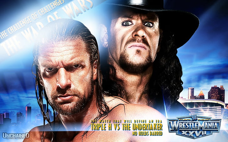 WWE, Triple H, The Undertaker, HD wallpaper