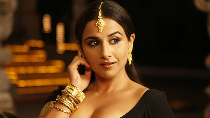 actress, balan, bollywood, indian, saree, vidya, HD wallpaper