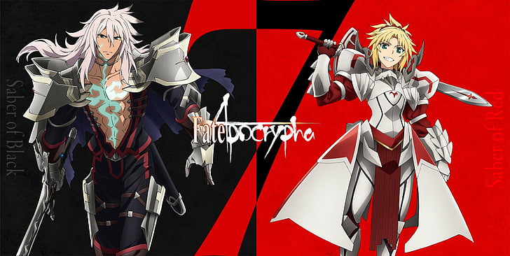 Fate Series, Fate/Apocrypha, Mordred (Fate/Apocrypha), Siegfried (Fate/Apocrypha), HD wallpaper